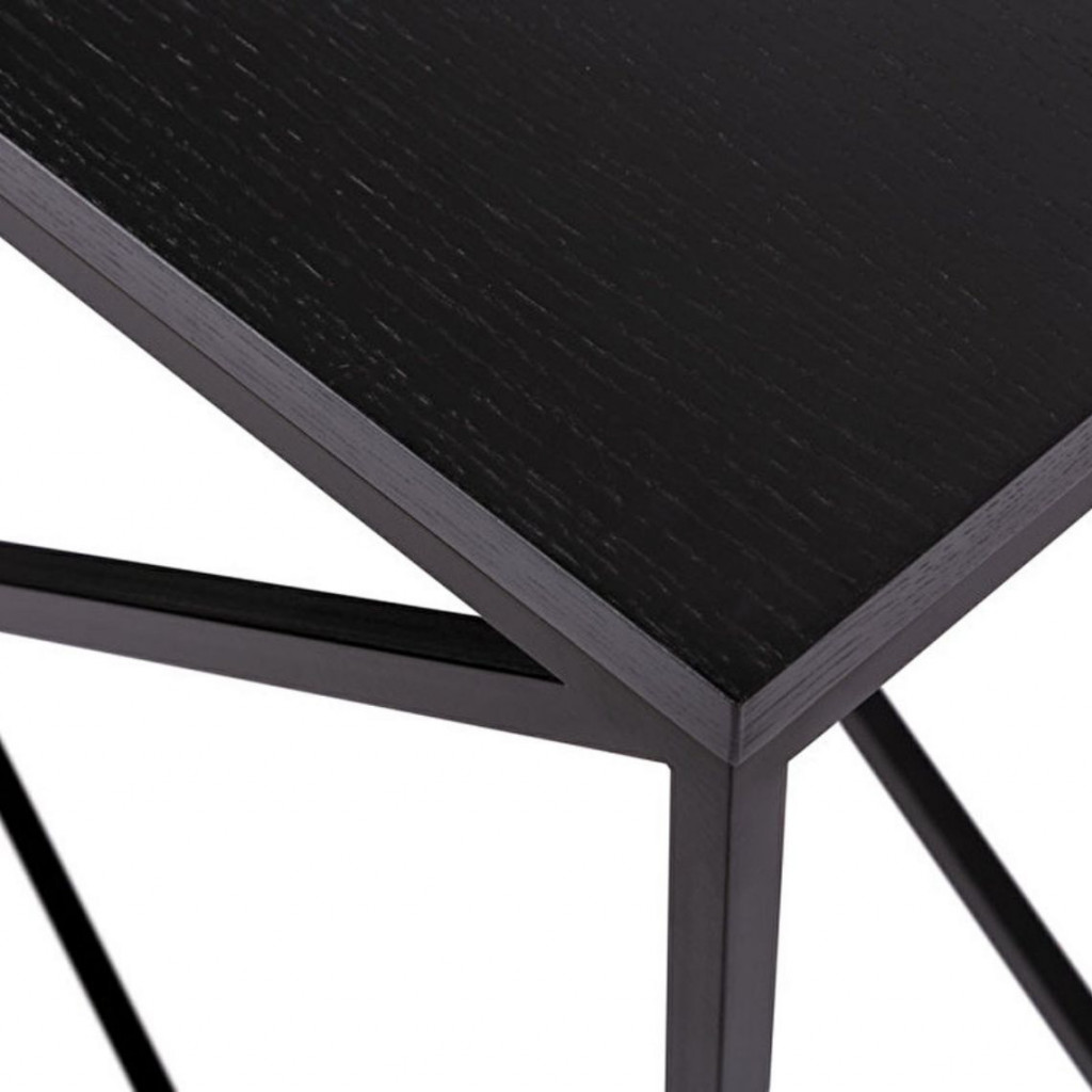 Console table FOREST Cross | Black oak