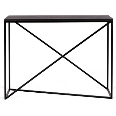Console table FOREST Cross | Black oak