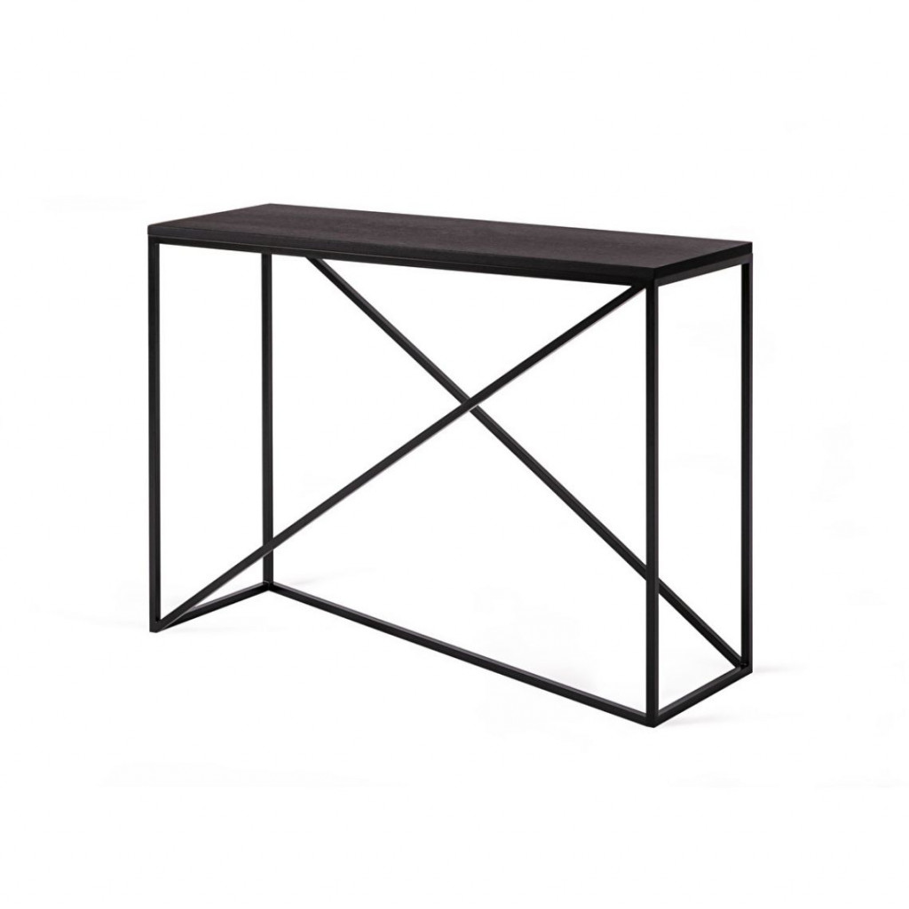Console table FOREST Cross | Black oak