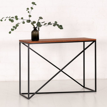 Console table FOREST Cross | Chocolate