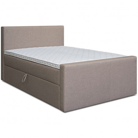 Bed with mattress Amberbox | Light brown