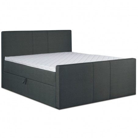 Bed with mattress Amberbox | Black