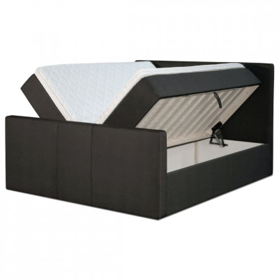 Bed with mattress Amberbox | Black