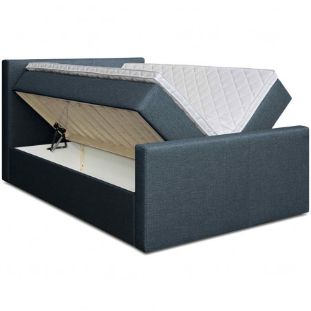 Amberbox bed with mattress | Blue