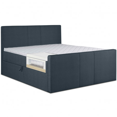 Amberbox bed with mattress | Blue