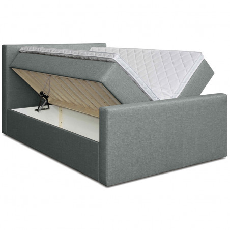 Bed with mattress Amberbox | Grey