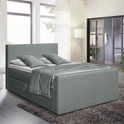 Bed with mattress Amberbox | Grey