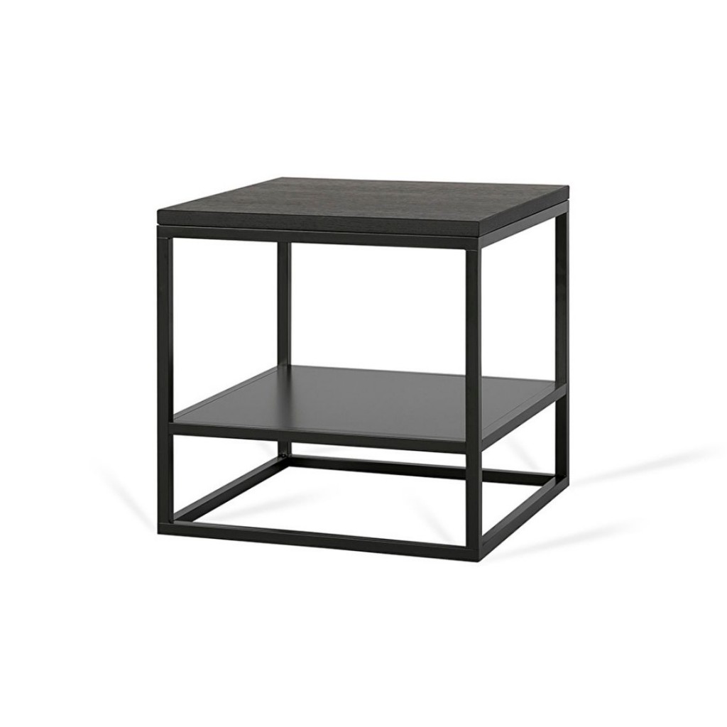 Side table FOREST DUO | Black oak