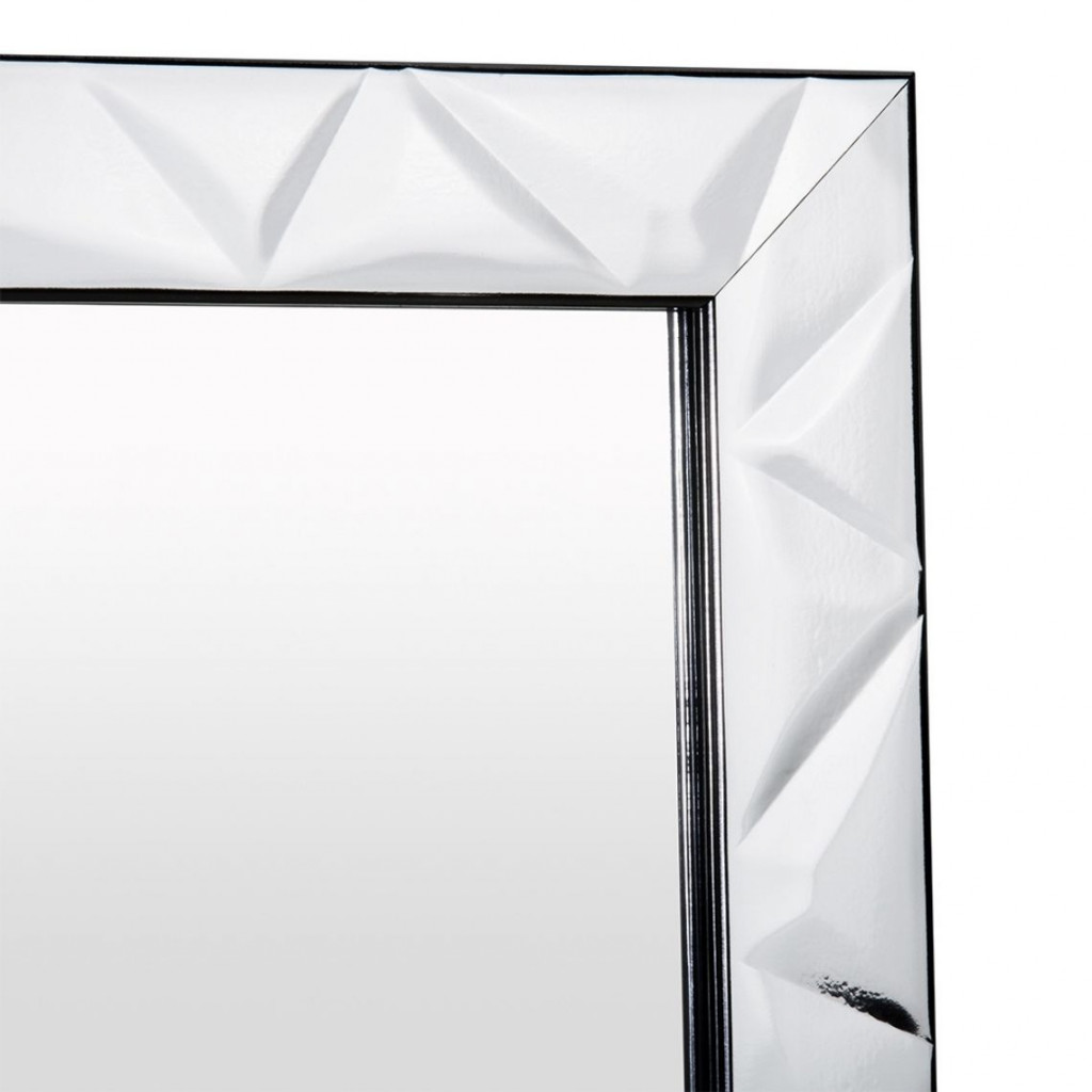 Pakabinamas veidrodis Modern Silver glossy 15 | pakabinami-veidrodziai | NMF Home