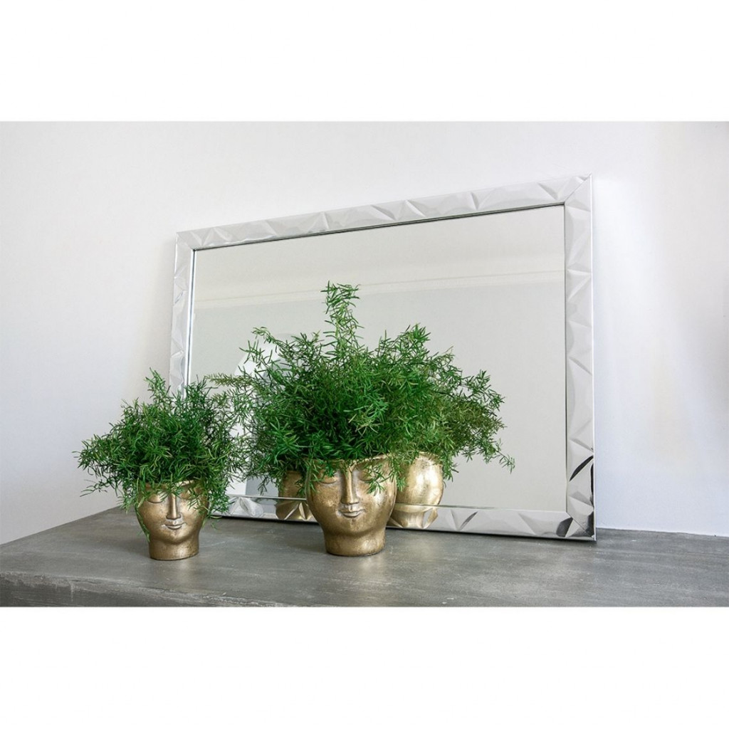 Pakabinamas veidrodis Modern Silver glossy 15 | pakabinami-veidrodziai | NMF Home
