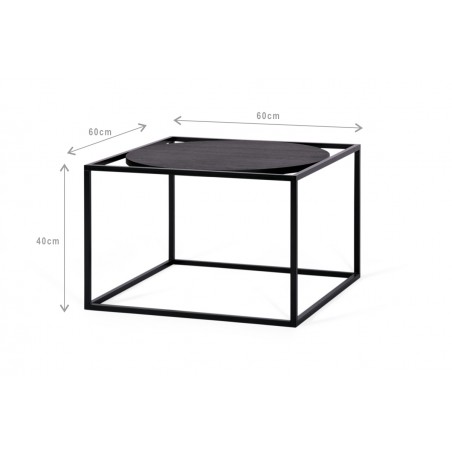 Кофейный столик Forest Round Black Oak