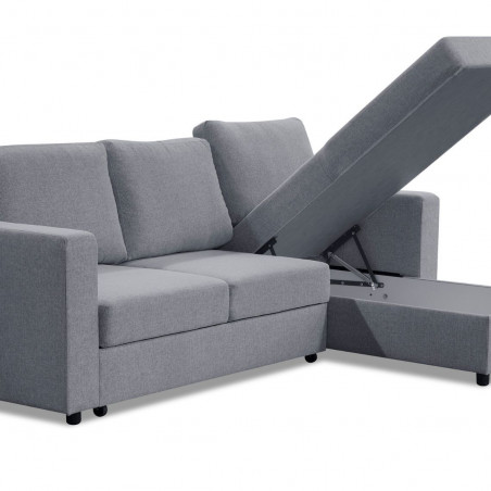 Sofa bed small Paris | Pilka