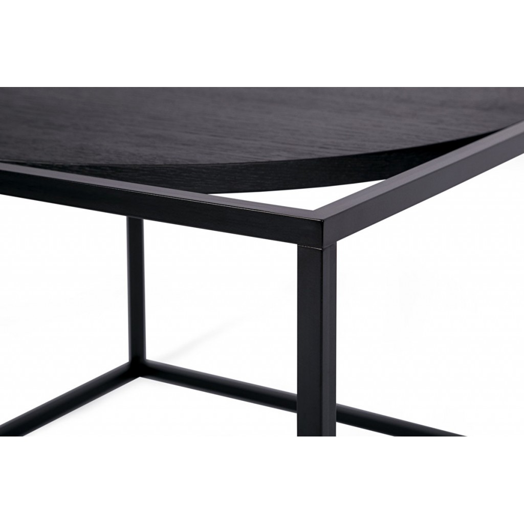 Coffee table Forest Round Black Oak