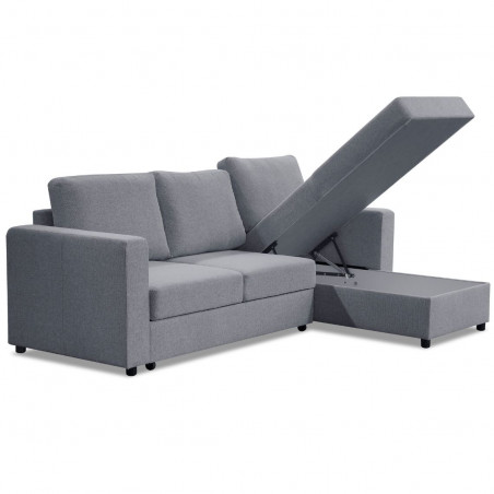 Sofa bed small Paris | Pilka