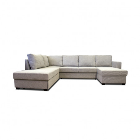 Sofa bed Paris U-shaped | Beige