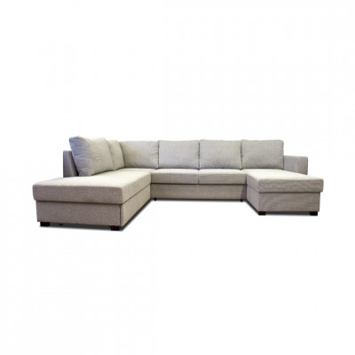 Sofa bed Paris U-shaped | Beige