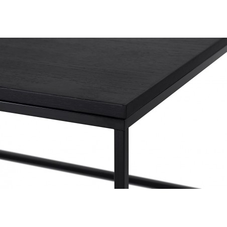 Long coffee table FOREST | Black oak