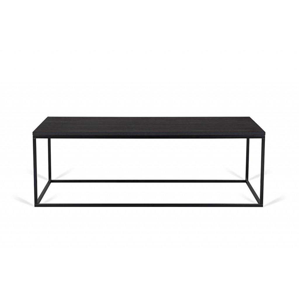 Long coffee table FOREST | Black oak