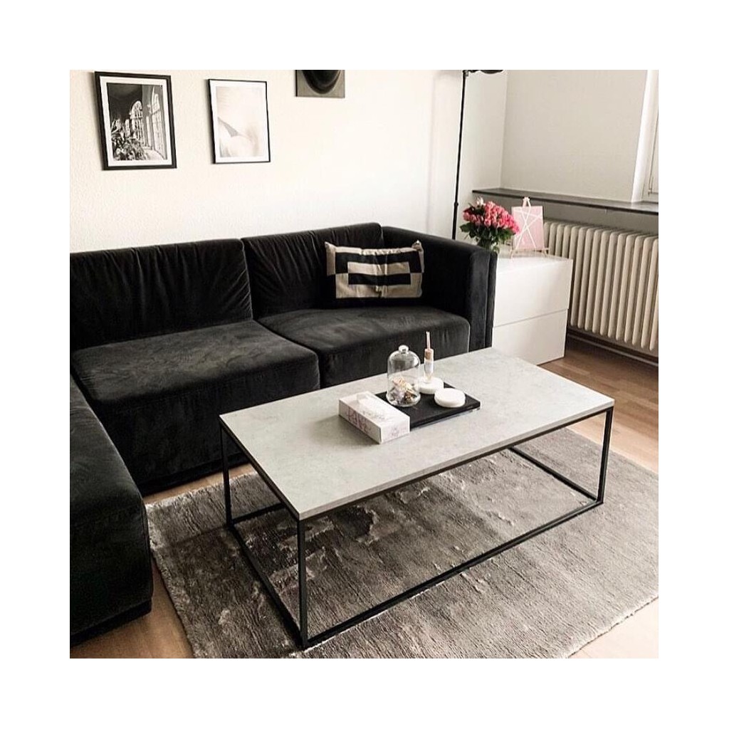 FOREST long coffee table | Concrete