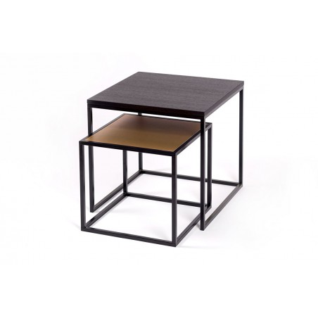 Side table FOREST Nesting | Black oak
