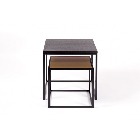 Side table FOREST Nesting | Black oak