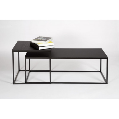Side table FOREST Nesting | Black oak