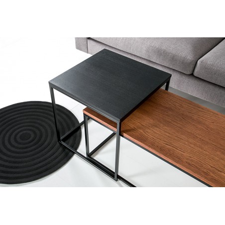 Side table FOREST Nesting | Black oak