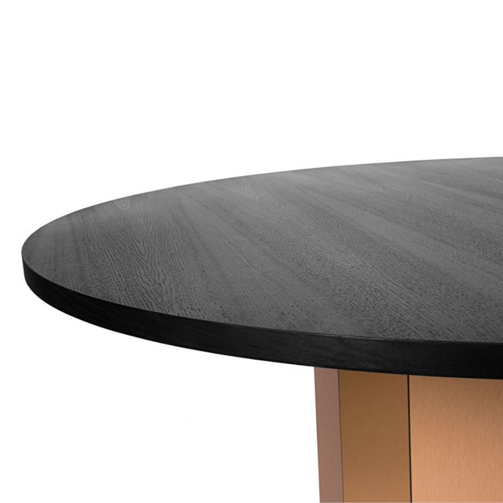 Long dining table Revolve Black/Varis oak Long dining table Revolve Black/Varis oak