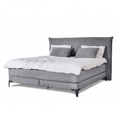 Bed with mattress Sunny | Grey