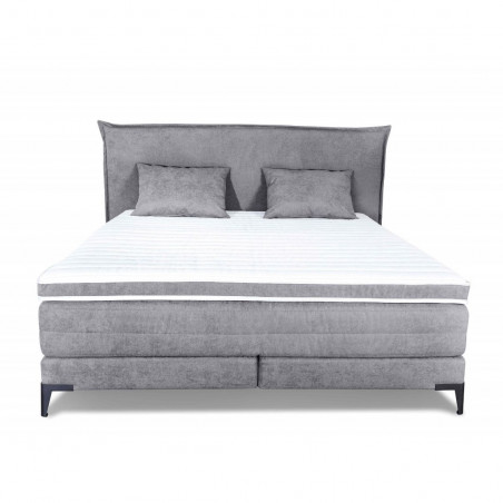 Bed with mattress Sunny | Grey