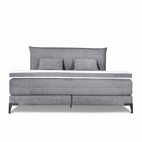 Bed with mattress Sunny | Grey