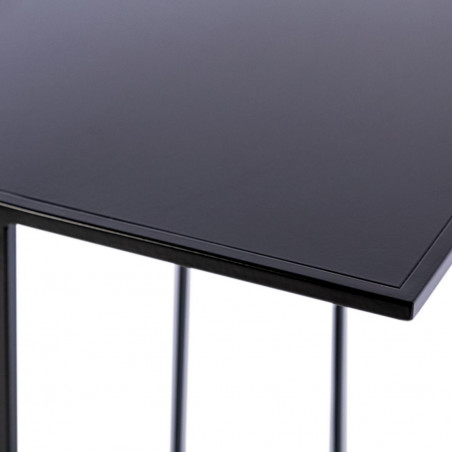 Prie sofos platus SILENCE staliukas Juodas | soniniai-staliukai | NMF Home