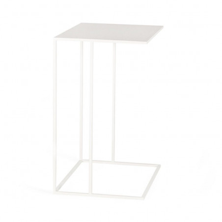 SILENCE side table for sofa White