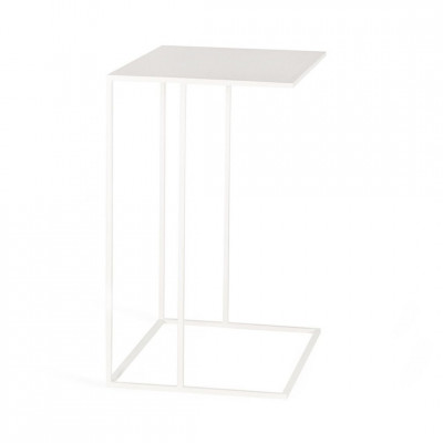 SILENCE side table for sofa White