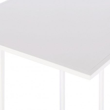SILENCE side table for sofa White