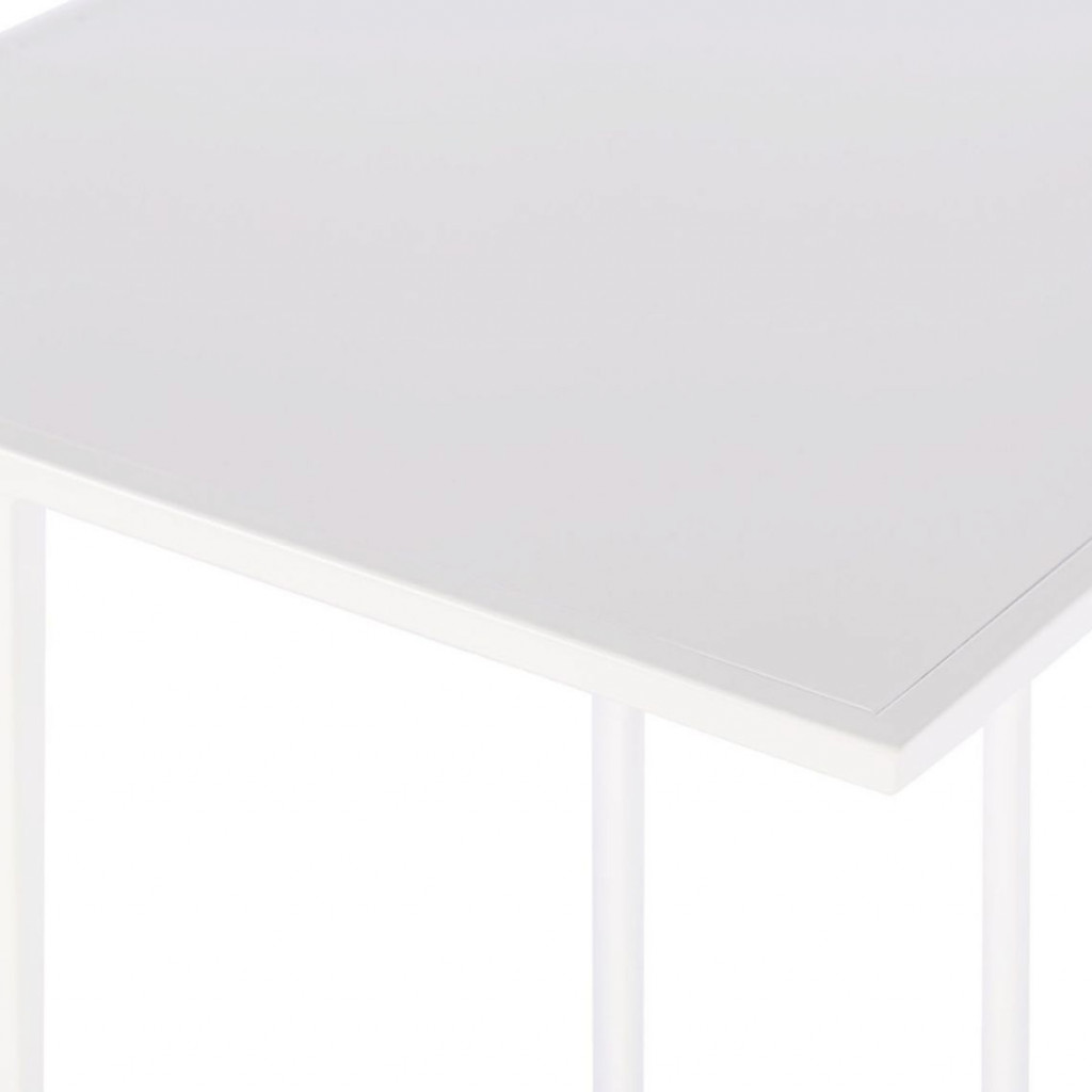 Prie sofos platus SILENCE staliukas Baltas | soniniai-staliukai | NMF Home