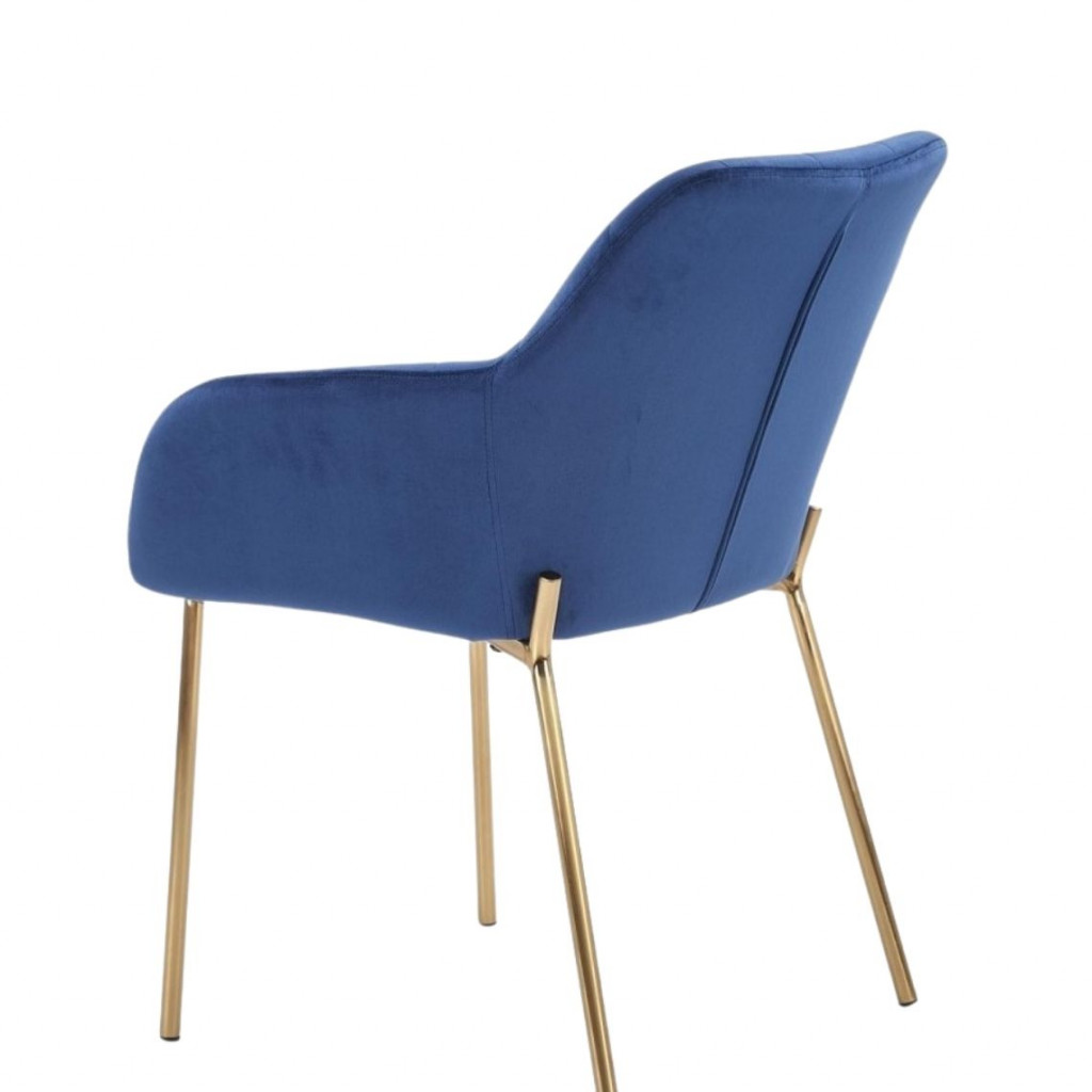 Kėdė Nely Gold | Mėlyna | valgomojo-kedes | NMF Home