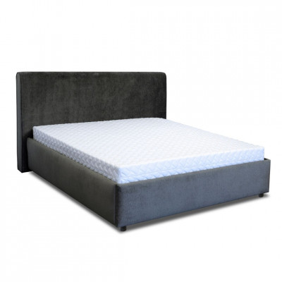 Bed with mattress Maja 2 | Dark grey