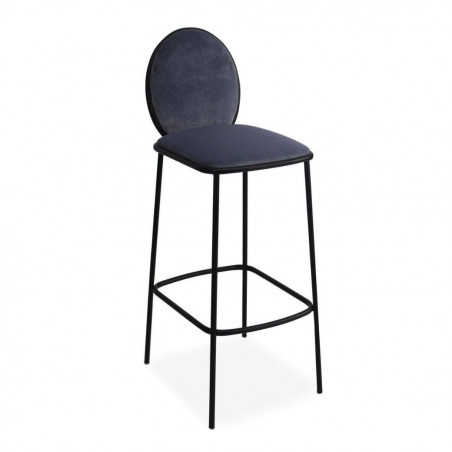 Rose Pusbario Kėdė | Mėlyna | pusbario-kedes | NMF Home