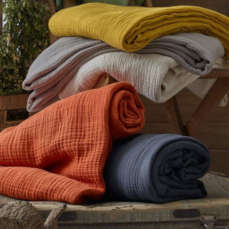 Bedspread MUSLIN Red | Red