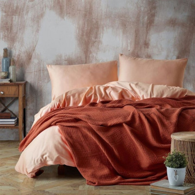 Bedspread MUSLIN Red | Red
