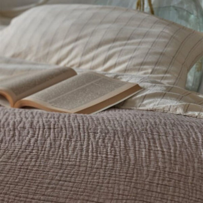 Bedspread MUSLIN Cappuccino | Cocoa