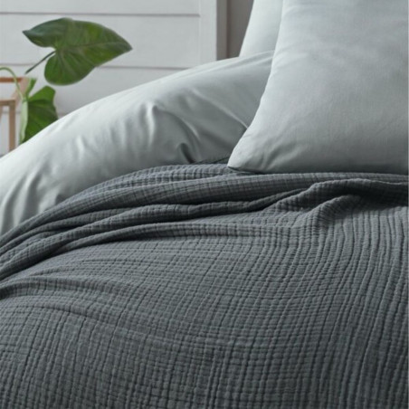 Покрывало MUSLIN Black | Antracito