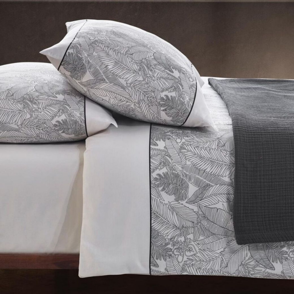 Bedspread MUSLIN Black | Antracite Bedspread MUSLIN Black | Antracite