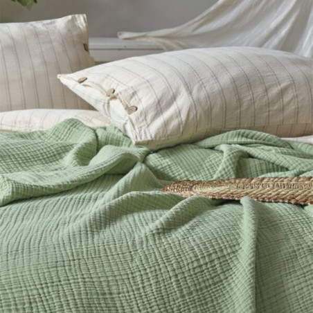 Покрывало MUSLIN Green | Зеленый