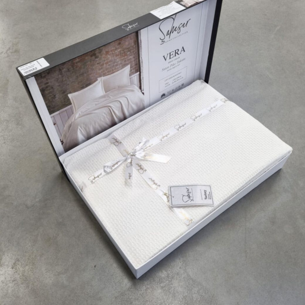 Bedspread with pillowcases VIRA Cream | Cream