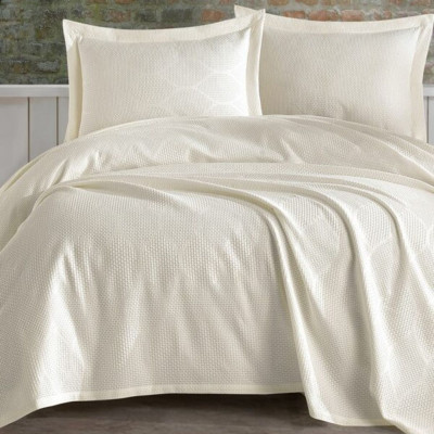 Bedspread with pillowcases VIRA Cream | Cream