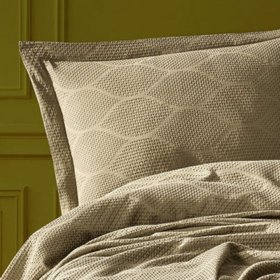 Bedspread with pillowcases VIRA Khaki | Greenish