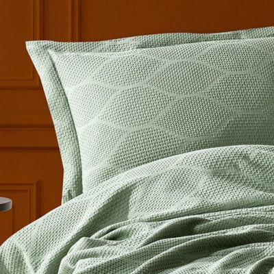 Bedspread with pillowcases VIRA Green | Green