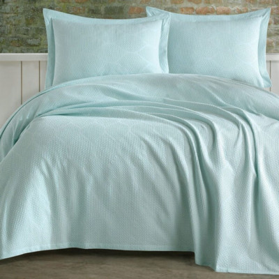 Bedspread with pillowcases VIRA Mint | Mint